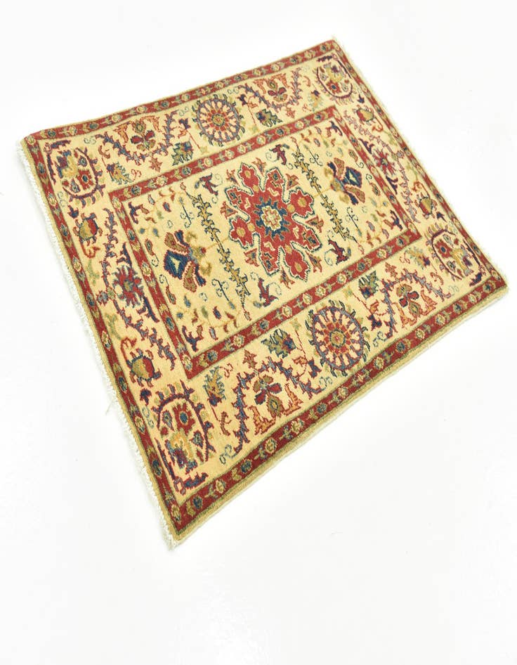 Detail image of  2' 9 x 4'  Hand Knotted Kazak Rug