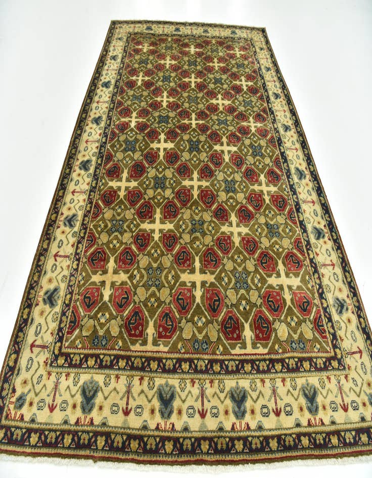 Detail image of  6' 9 x 9' 9  Hand Knotted Kazak Rug