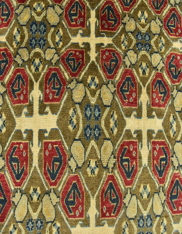 Detail image of  6' 9 x 9' 9  Hand Knotted Kazak Rug