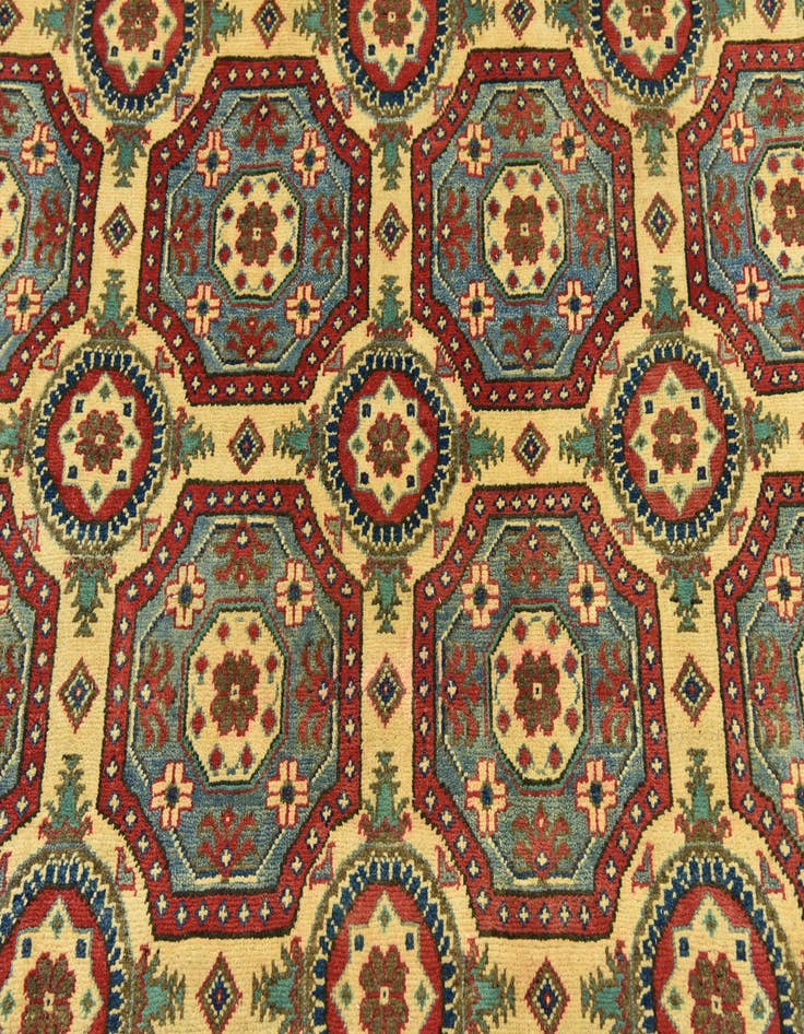 Detail image of  6' x 9'  Hand Knotted Kazak Rug