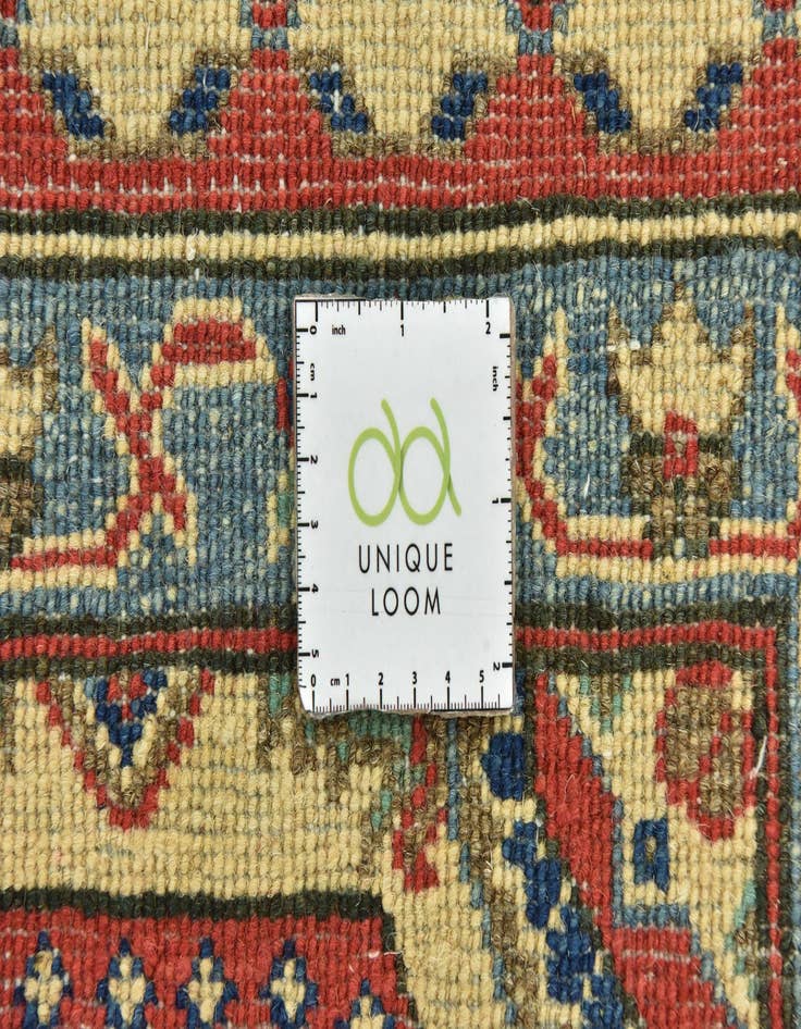 Detail image of  6' x 9'  Hand Knotted Kazak Rug