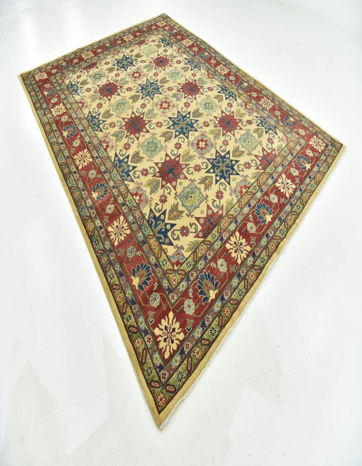 Detail image of  8' 10 x 11' 8  Hand Knotted Kazak Rug