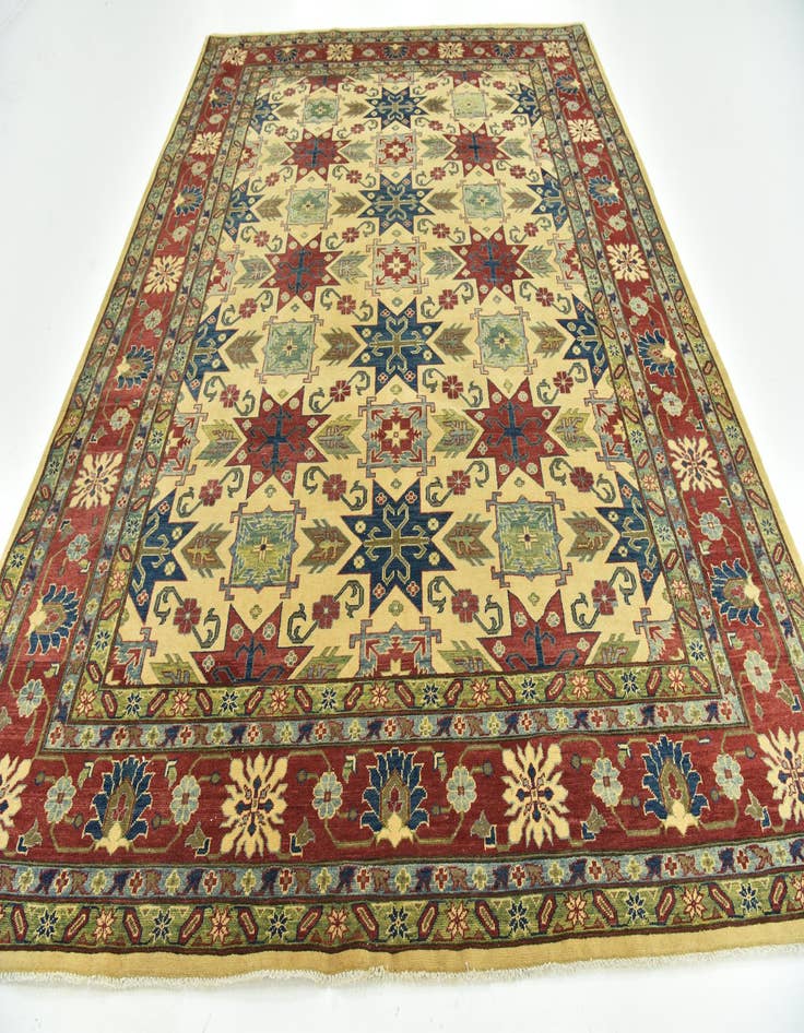 Detail image of  8' 10 x 11' 8  Hand Knotted Kazak Rug