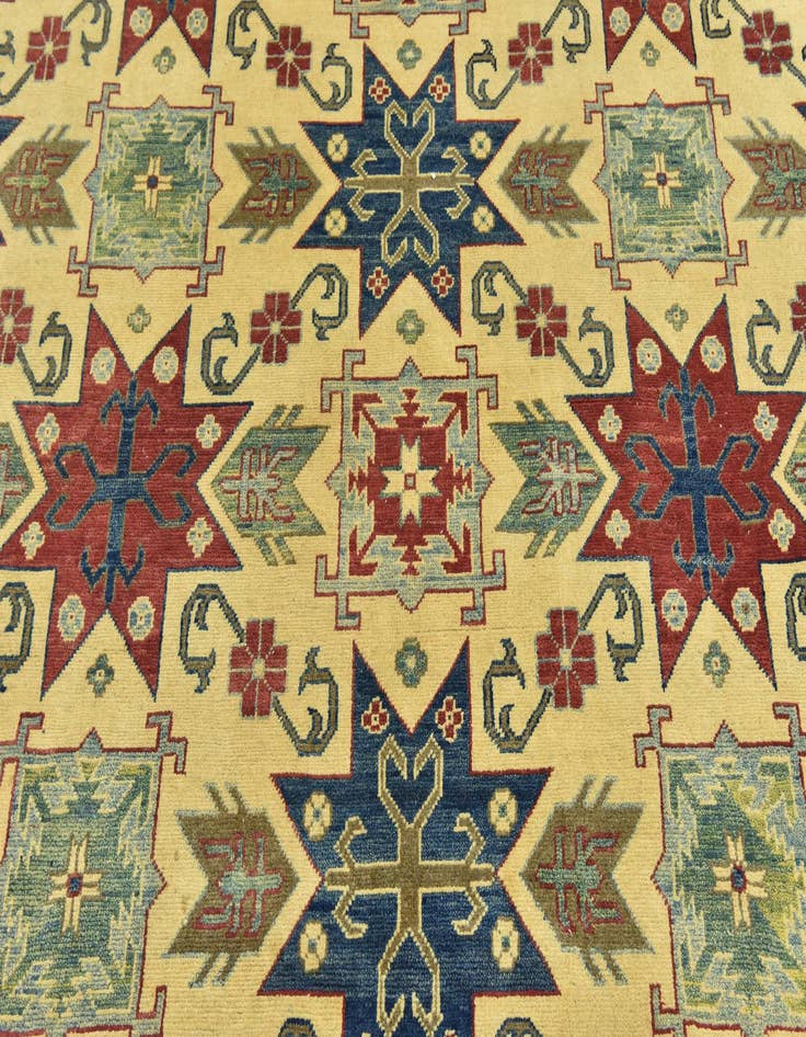 Detail image of  8' 10 x 11' 8  Hand Knotted Kazak Rug