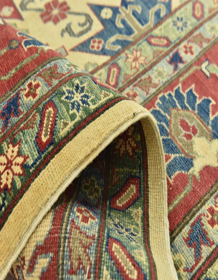 Detail image of  8' 10 x 11' 8  Hand Knotted Kazak Rug
