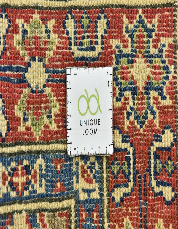 Detail image of  3' 4 x 5'  Hand Knotted Kazak Rug