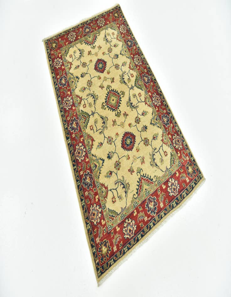 Detail image of  3' 4 x 5' 2  Hand Knotted Kazak Rug