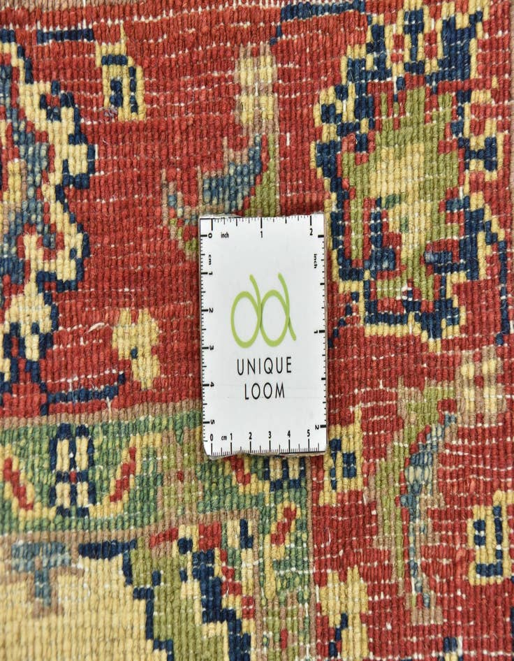 Detail image of  3' 4 x 5' 2  Hand Knotted Kazak Rug