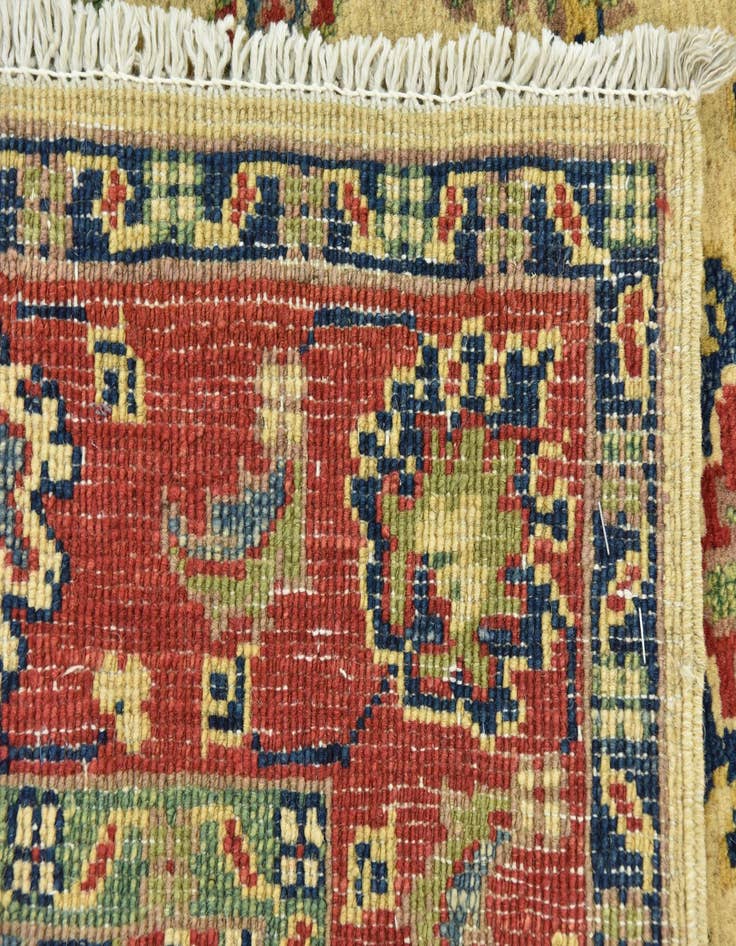 Detail image of  3' 4 x 5' 2  Hand Knotted Kazak Rug
