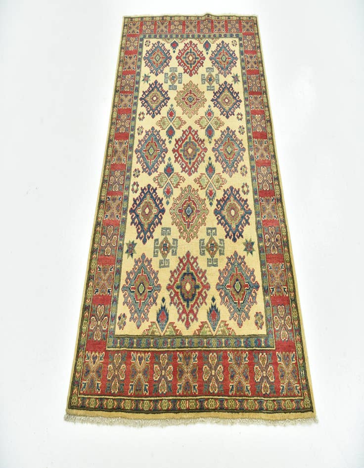Detail image of  4' 2 x 6' 2  Hand Knotted Kazak Rug
