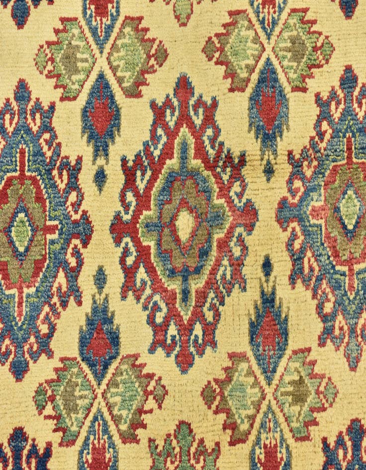Detail image of  4' 2 x 6' 2  Hand Knotted Kazak Rug