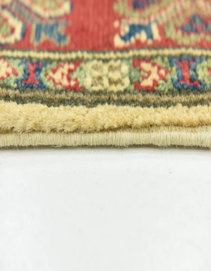 Detail image of  4' 2 x 6' 2  Hand Knotted Kazak Rug