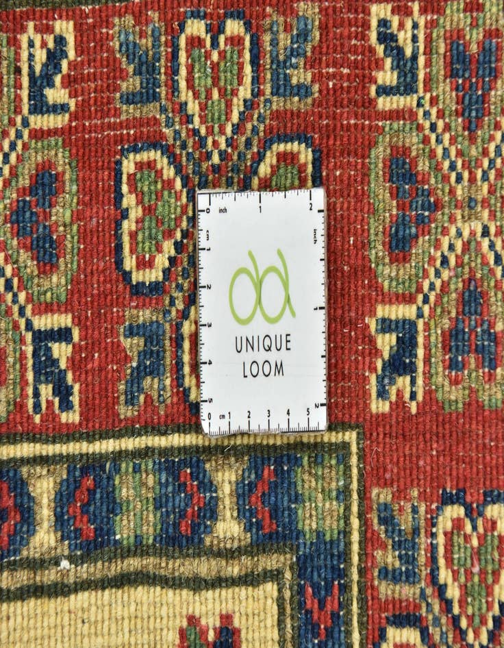 Detail image of  4' 2 x 6' 2  Hand Knotted Kazak Rug