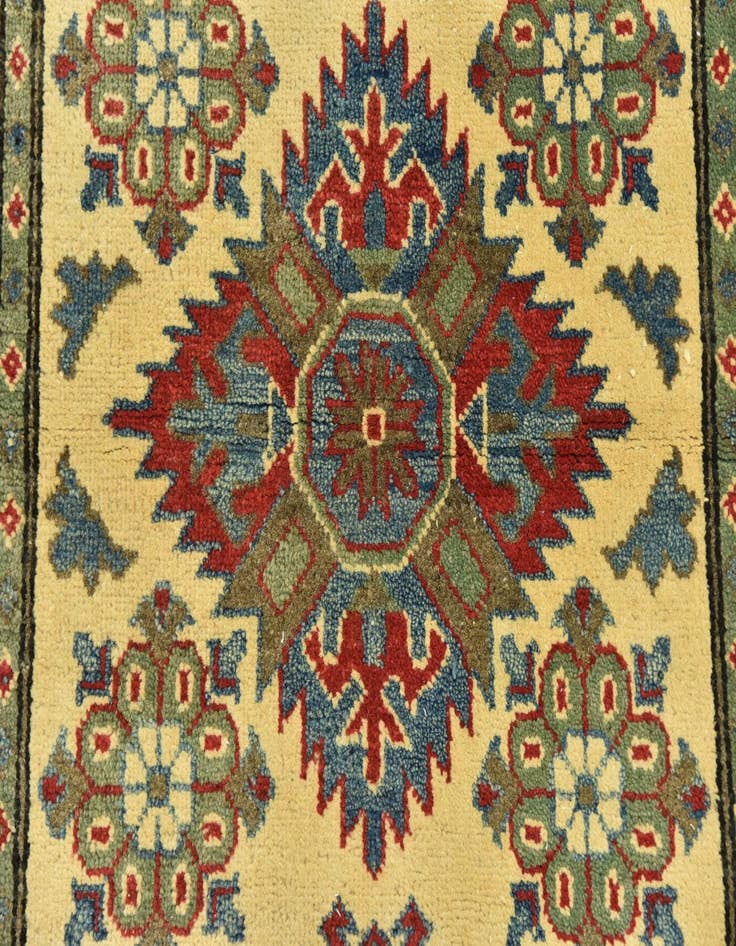 Detail image of  3' 3 x 4' 9  Hand Knotted Kazak Rug
