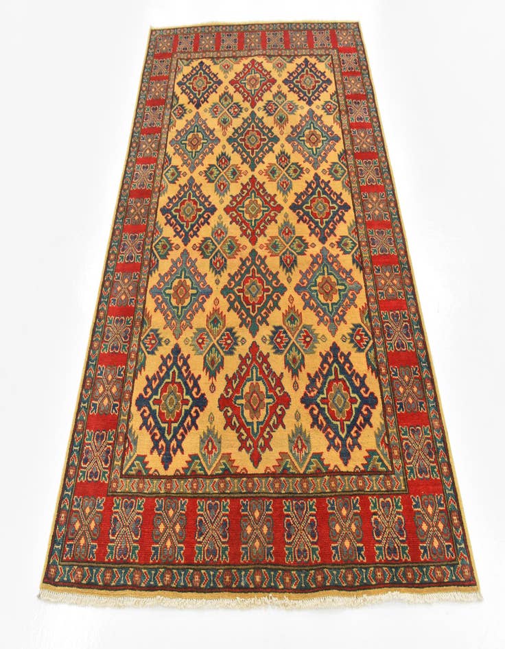 Detail image of  5' x 7'  Hand Knotted Kazak Rug