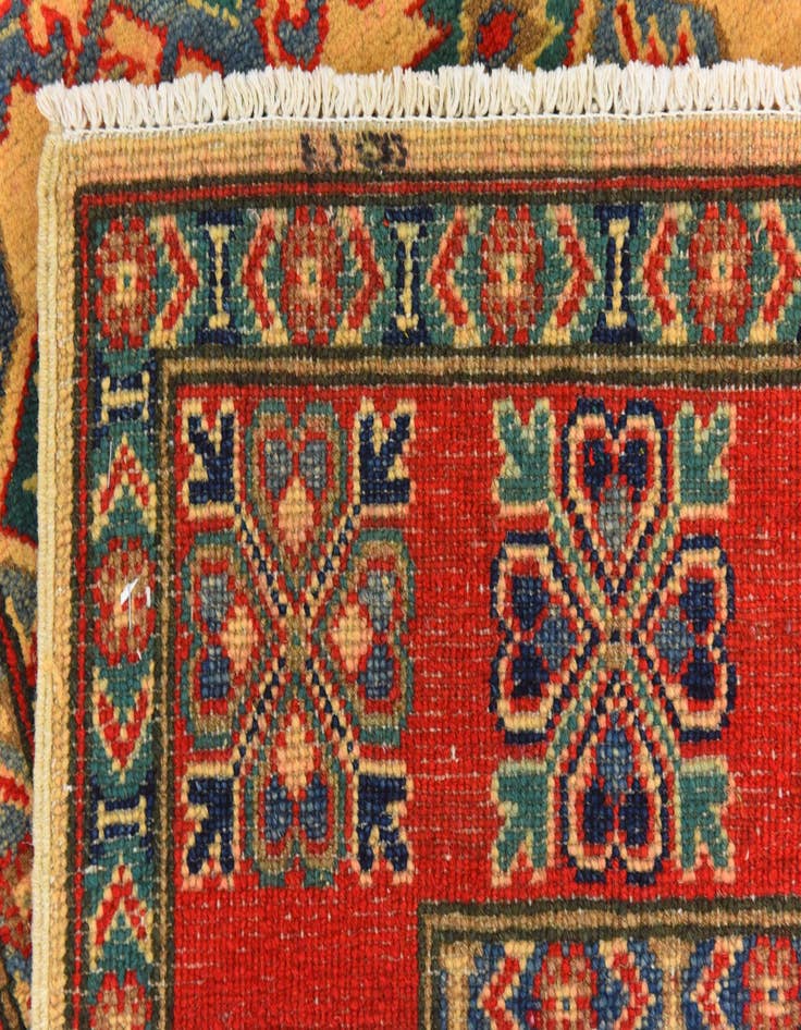 Detail image of  5' x 7'  Hand Knotted Kazak Rug