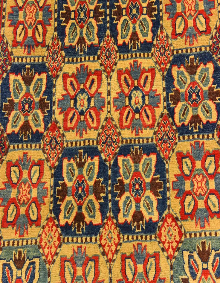 Detail image of  5' x 6' 9  Hand Knotted Kazak Rug