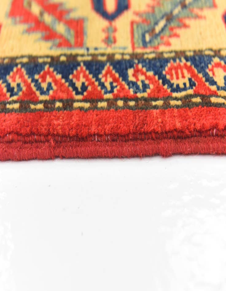 Detail image of  5' x 6' 9  Hand Knotted Kazak Rug