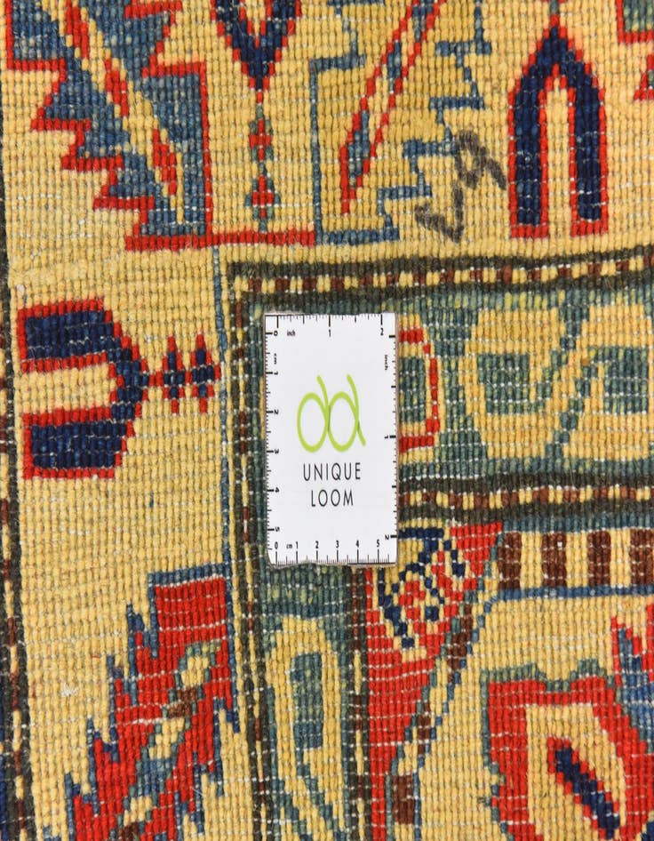 Detail image of  5' x 6' 9  Hand Knotted Kazak Rug