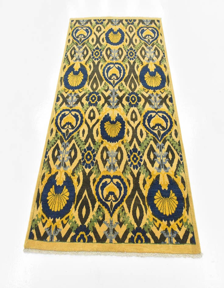 Detail image of  4' 10 x 6' 9  Hand Knotted Kazak Rug