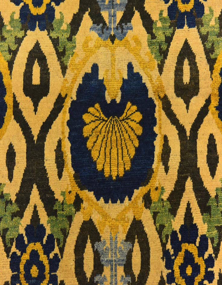 Detail image of  4' 10 x 6' 9  Hand Knotted Kazak Rug
