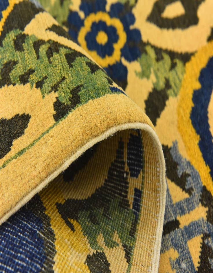 Detail image of  4' 10 x 6' 9  Hand Knotted Kazak Rug