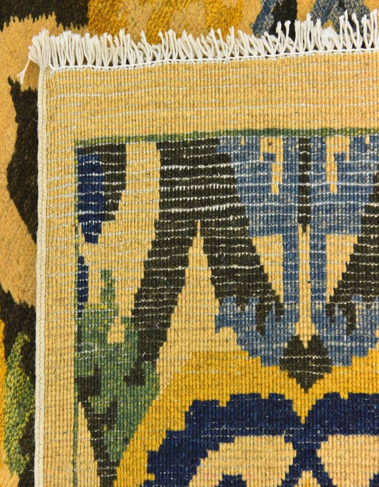 Detail image of  4' 10 x 6' 9  Hand Knotted Kazak Rug