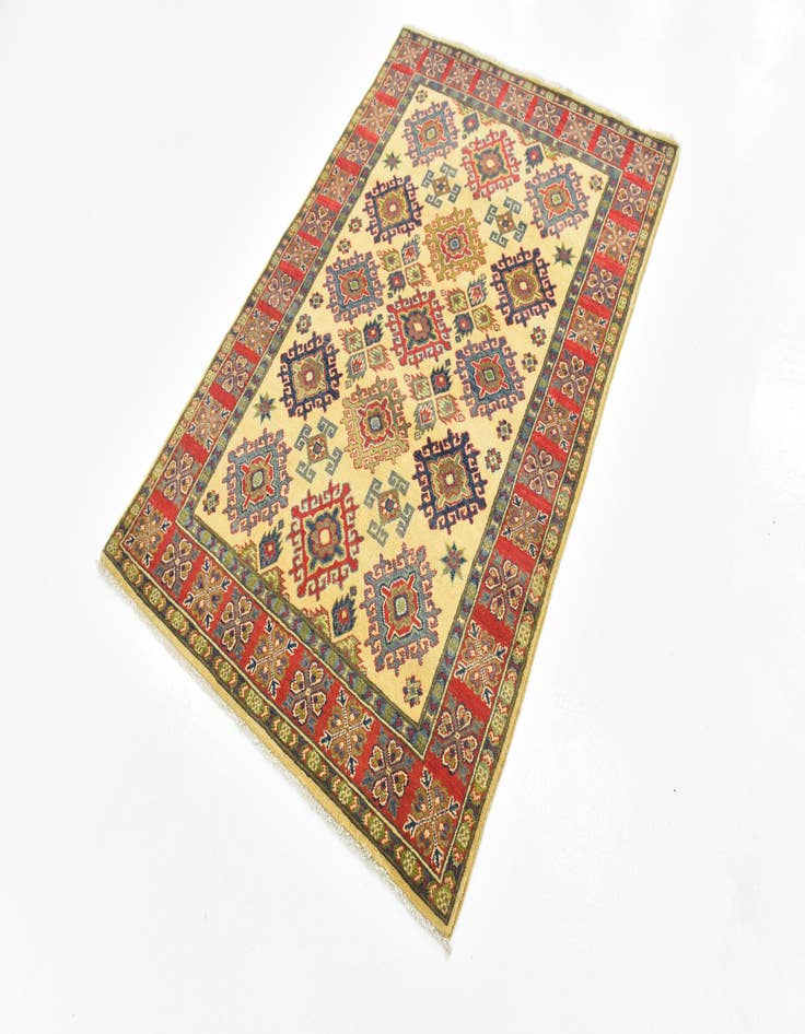 Detail image of  4' x 6'  Hand Knotted Kazak Rug