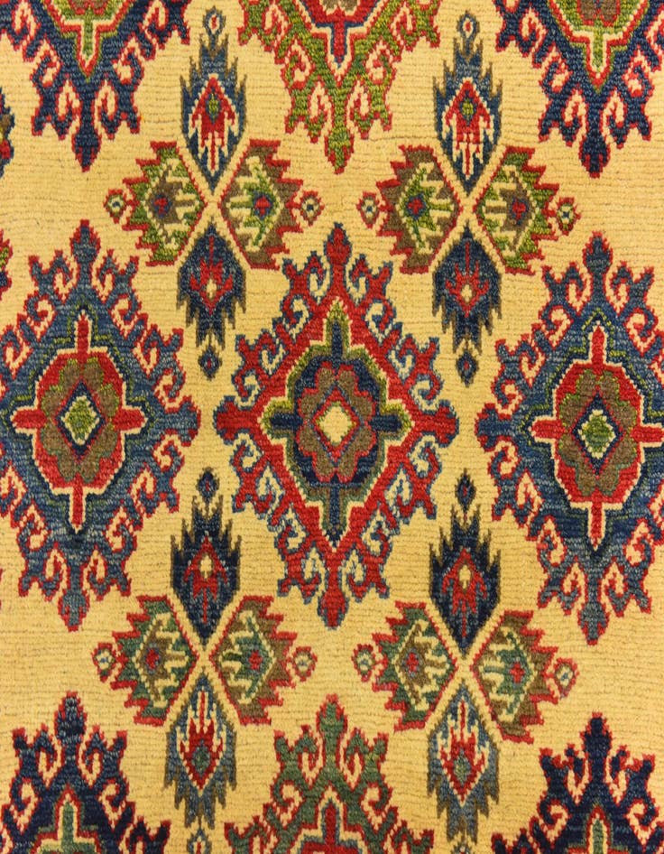Detail image of  4' x 6'  Hand Knotted Kazak Rug