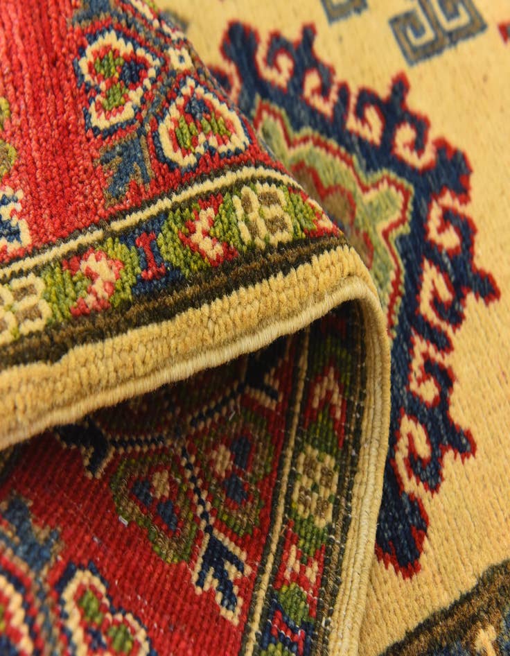 Detail image of  4' x 6'  Hand Knotted Kazak Rug