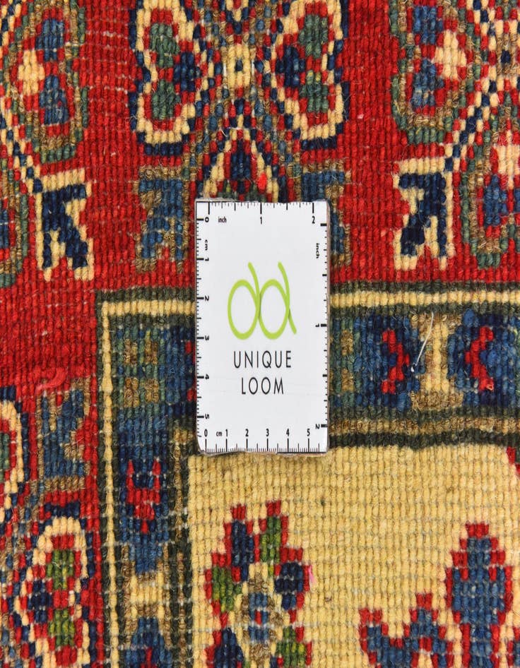 Detail image of  4' x 6'  Hand Knotted Kazak Rug