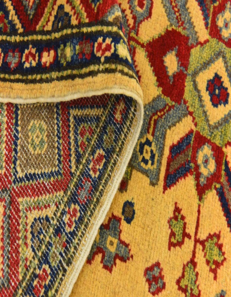 Detail image of  4' x 6' 2  Hand Knotted Kazak Rug
