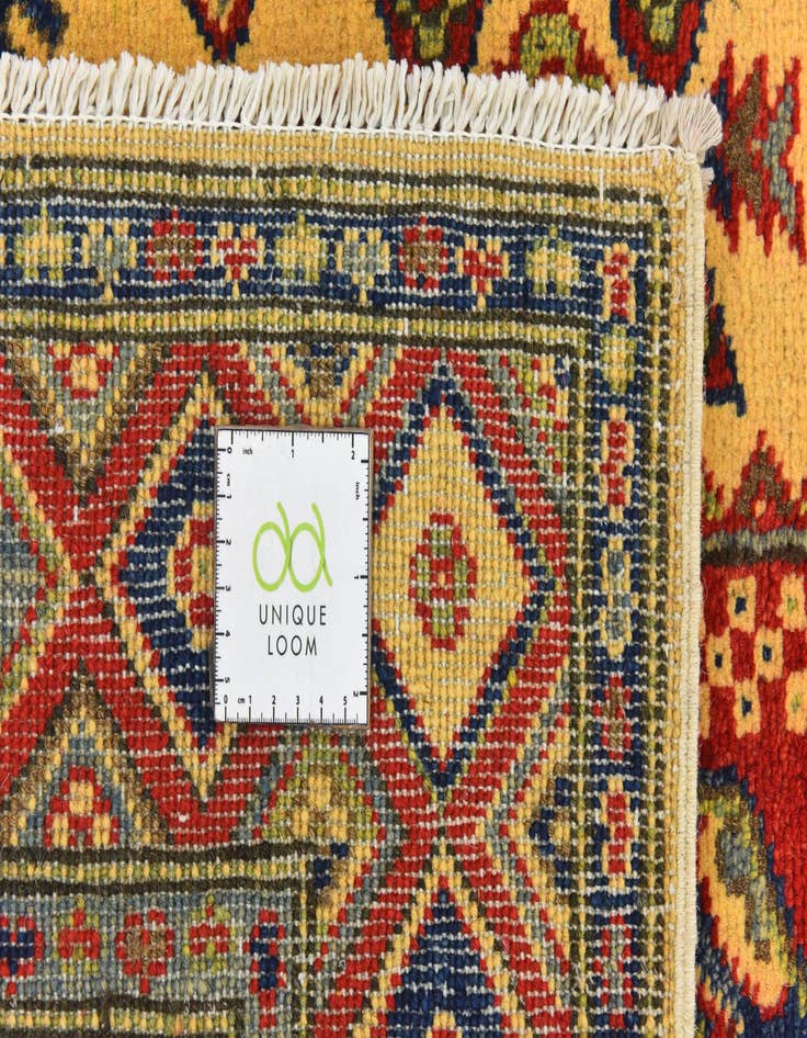 Detail image of  4' x 6' 2  Hand Knotted Kazak Rug