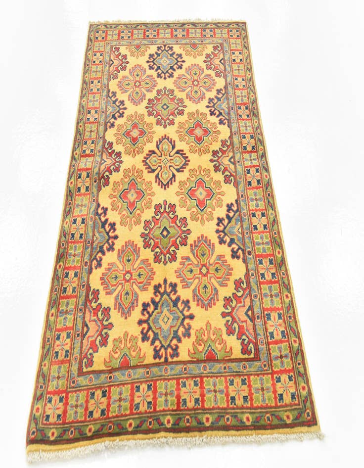 Detail image of  3' 1 x 5'  Hand Knotted Kazak Rug