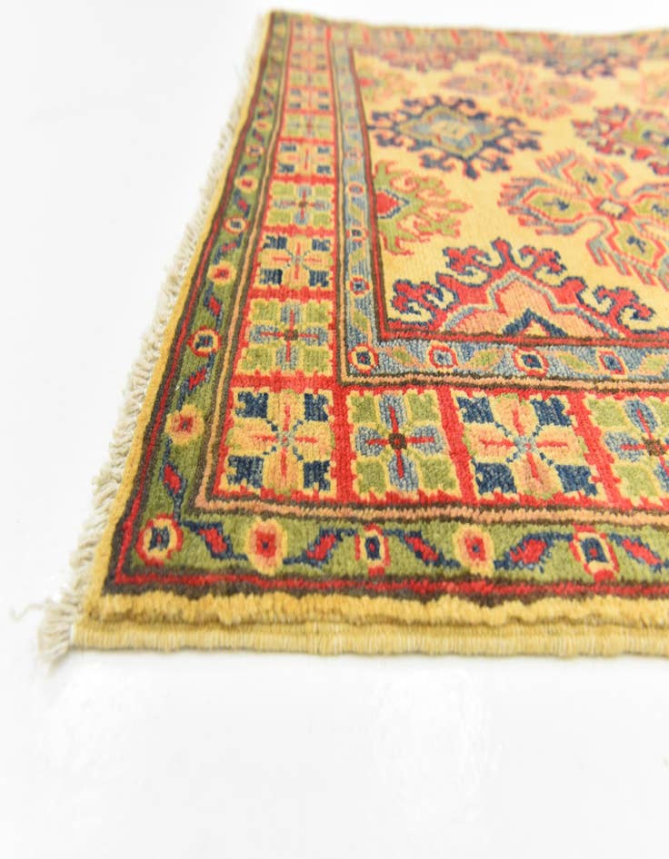 Detail image of  3' 1 x 5'  Hand Knotted Kazak Rug