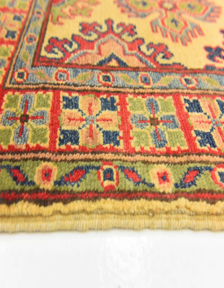 Detail image of  3' 1 x 5'  Hand Knotted Kazak Rug