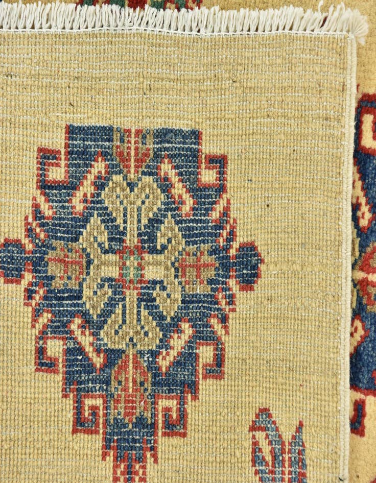 Detail image of  5' 9 x 8'  Hand Knotted Kazak Rug