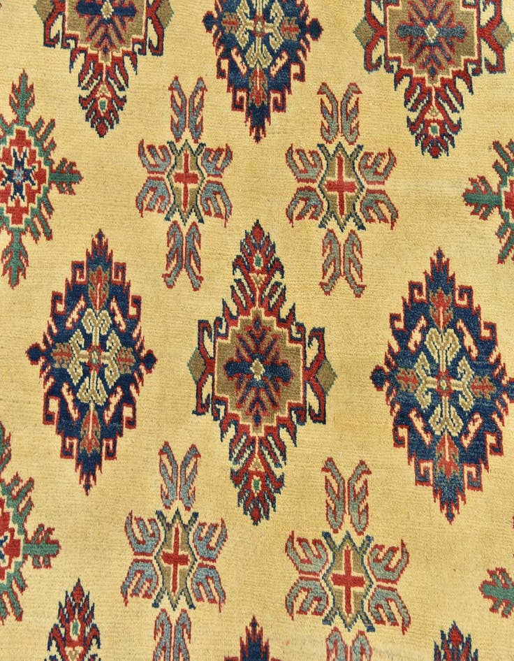 Detail image of  5' 9 x 8'  Hand Knotted Kazak Rug