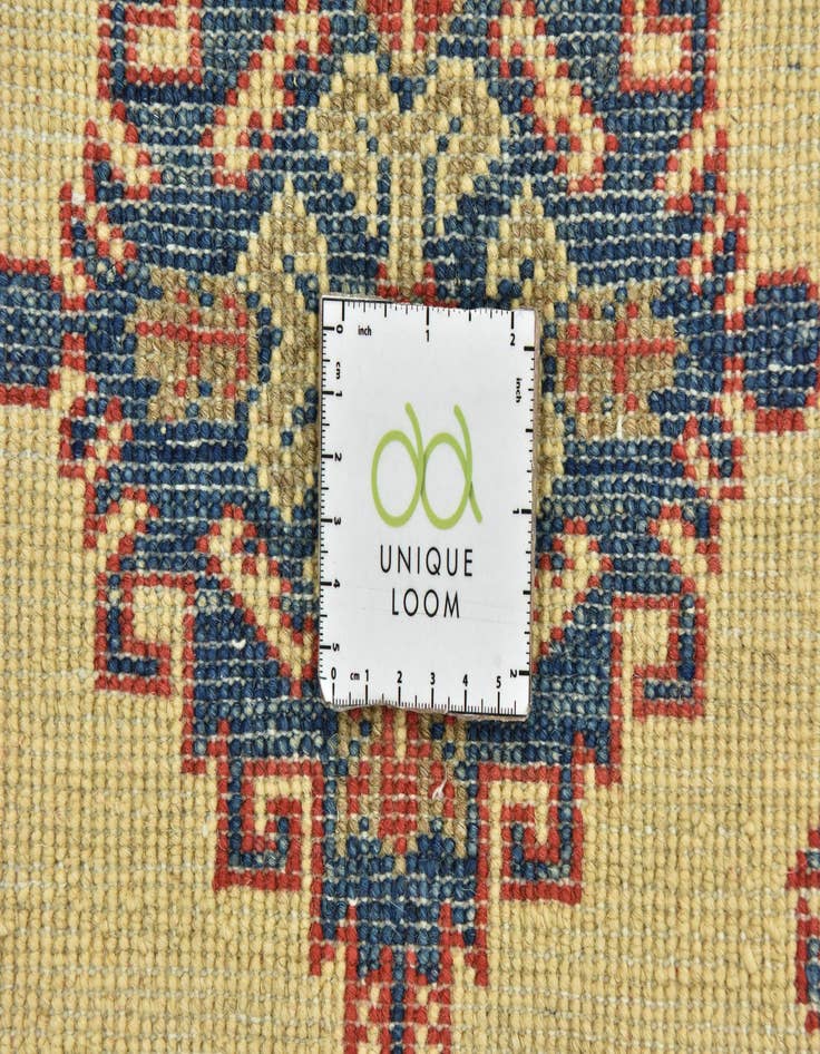 Detail image of  5' 9 x 8'  Hand Knotted Kazak Rug