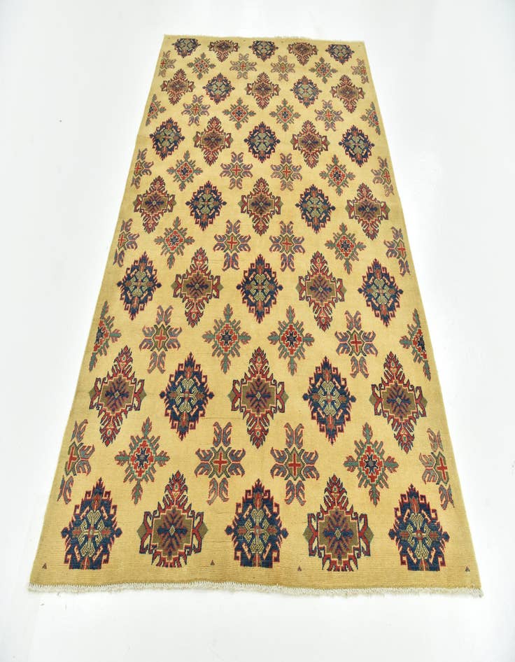 Detail image of  5' 7 x 8'  Hand Knotted Kazak Rug