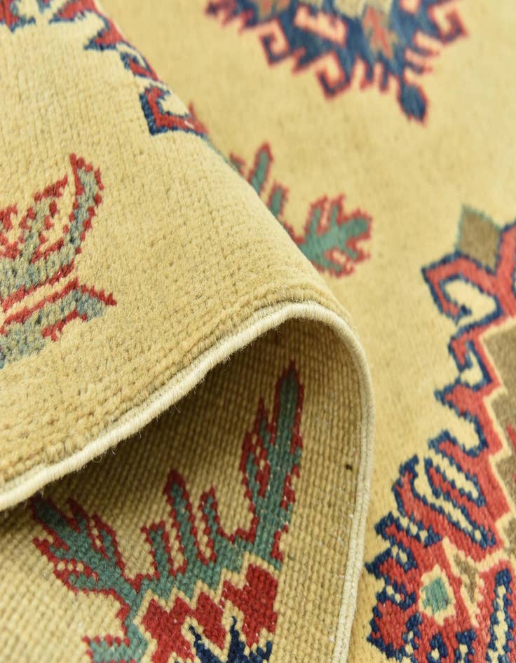 Detail image of  5' 7 x 8'  Hand Knotted Kazak Rug