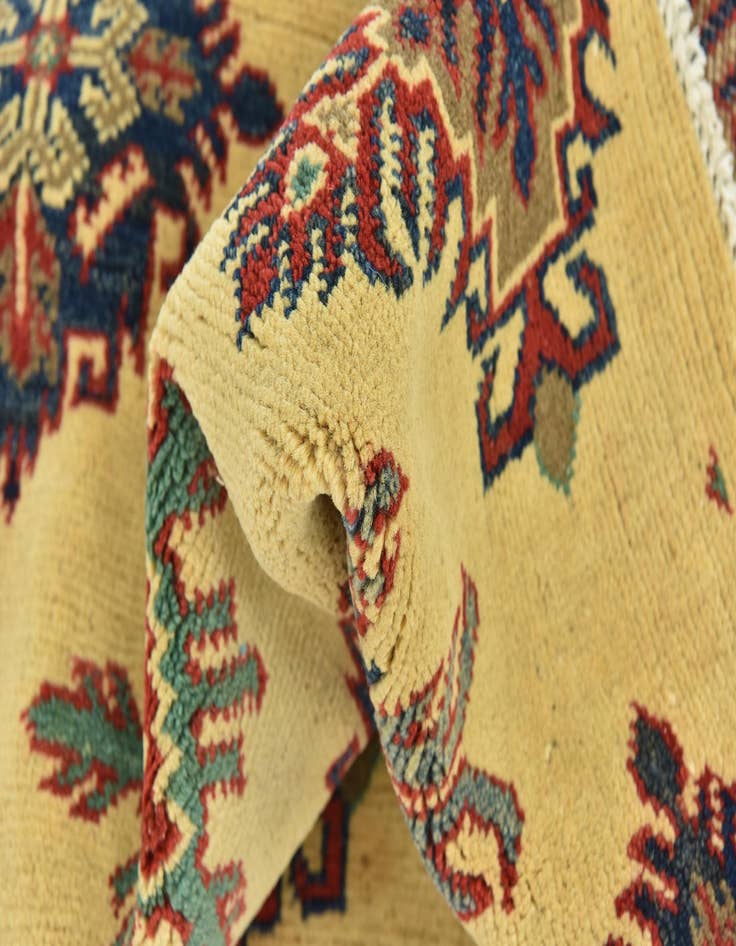 Detail image of  5' 7 x 8'  Hand Knotted Kazak Rug