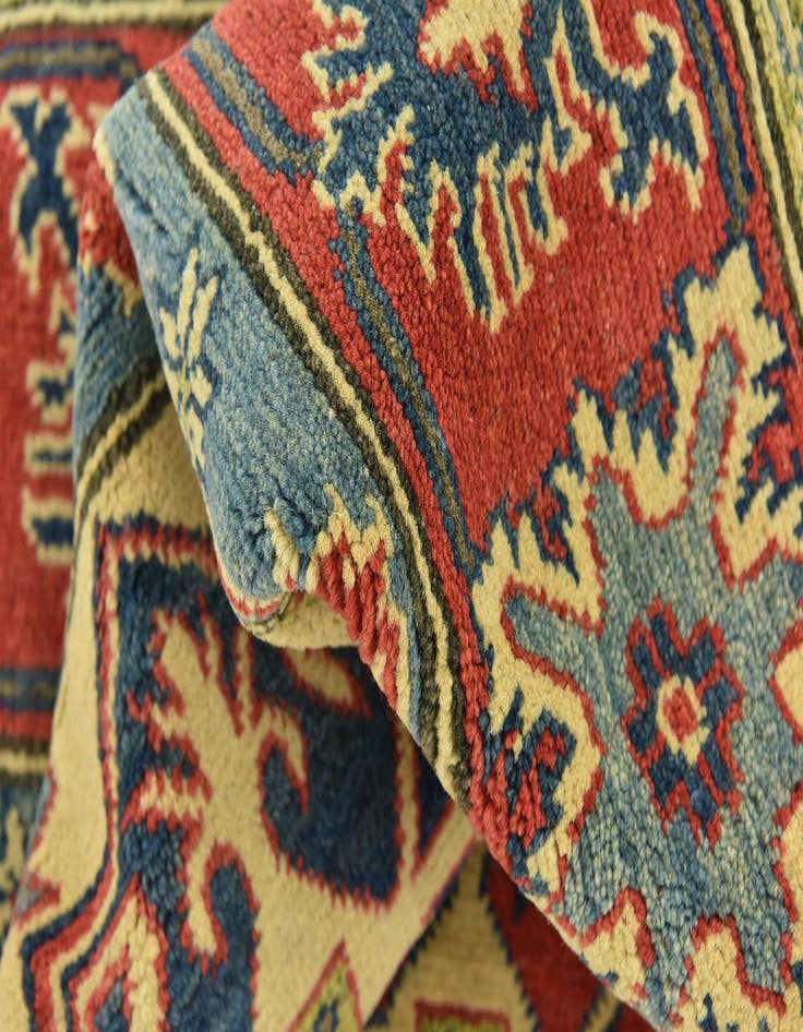 Detail image of  6' 10 x 8' 9  Hand Knotted Kazak Rug