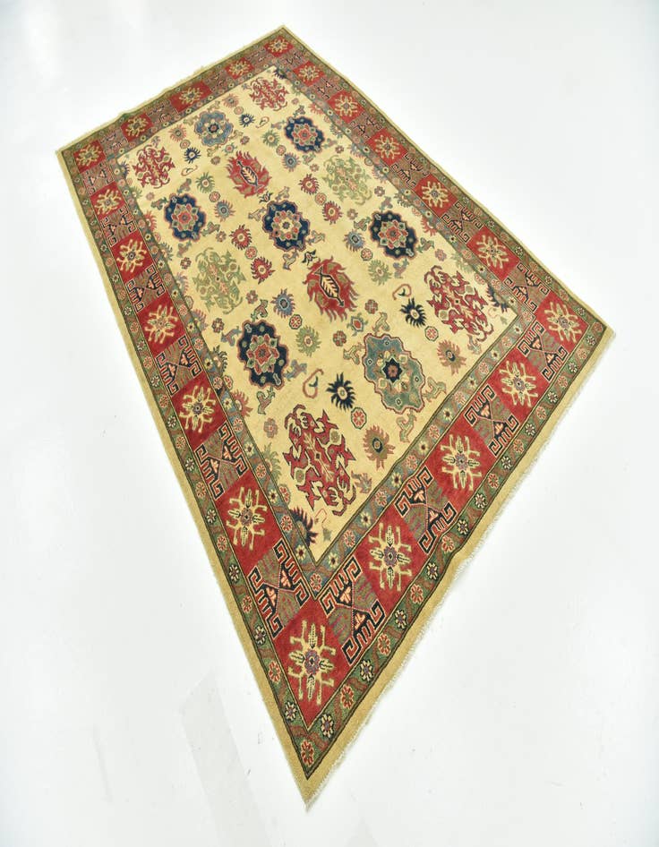 Detail image of  6' 2 x 9' 4  Hand Knotted Kazak Rug