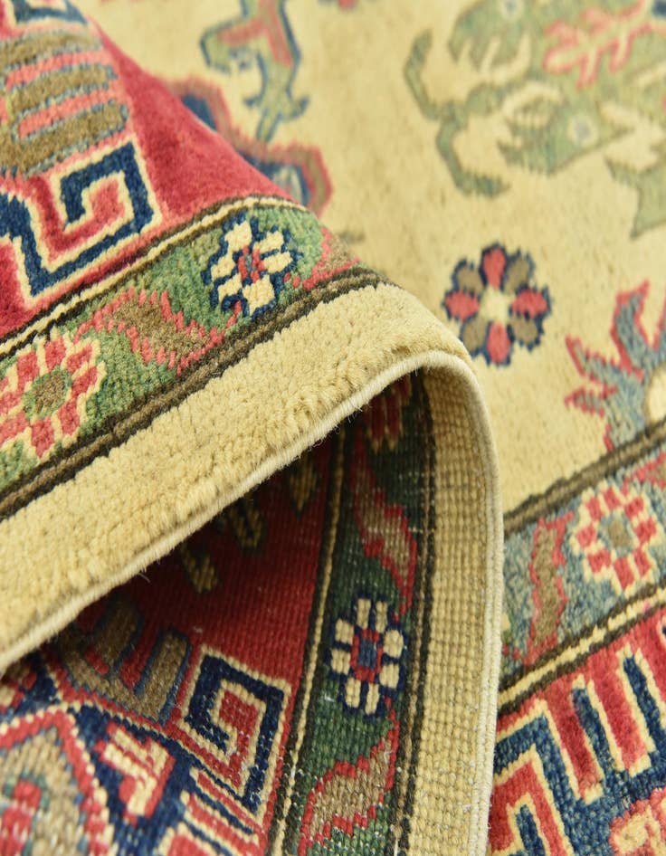 Detail image of  6' 2 x 9' 4  Hand Knotted Kazak Rug