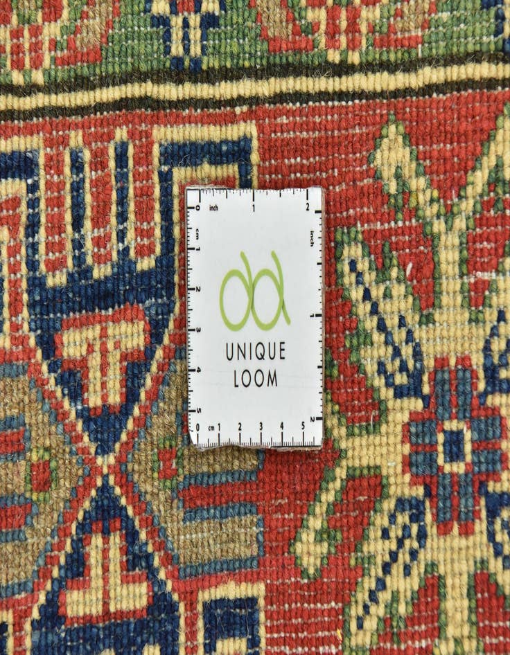 Detail image of  6' 2 x 9' 4  Hand Knotted Kazak Rug