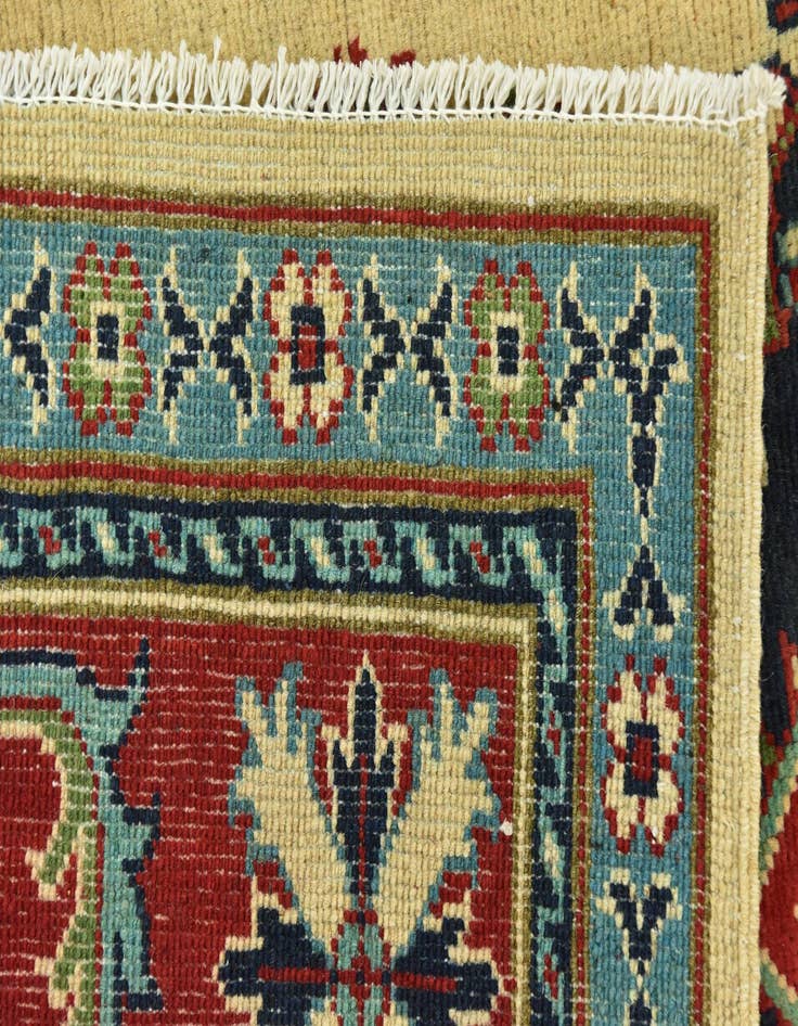 Detail image of  6' 7 x 9' 3  Hand Knotted Kazak Rug
