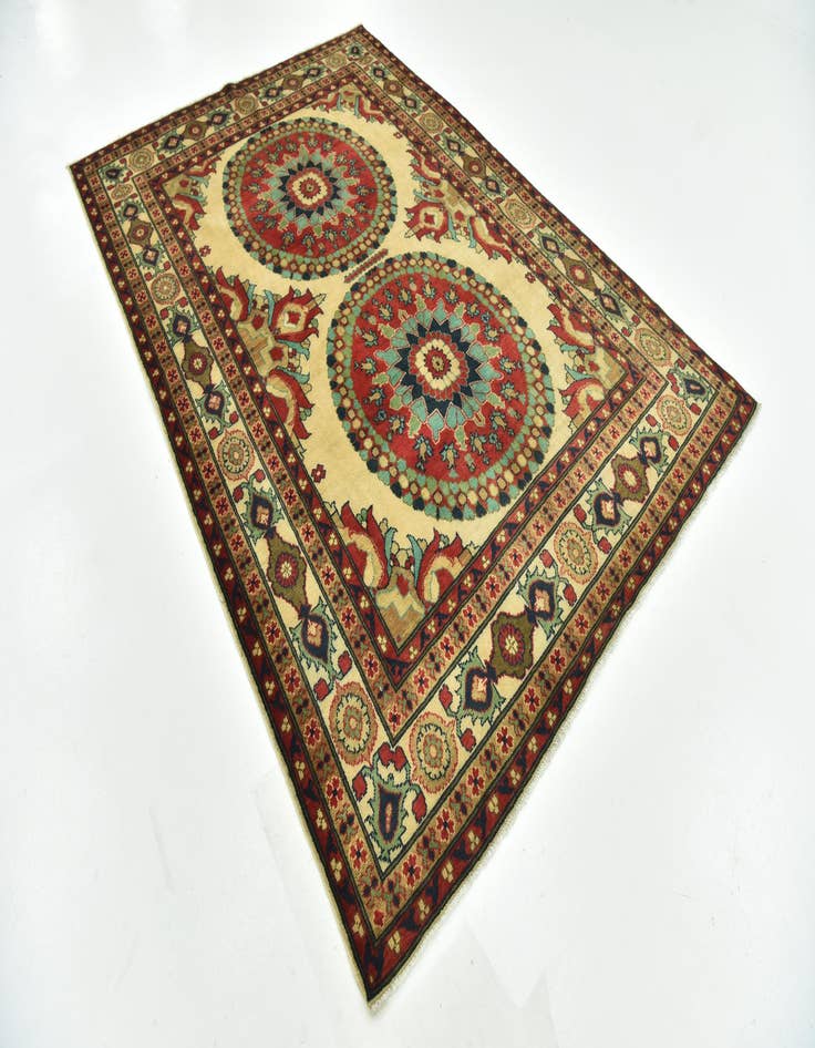 Detail image of  6' 6 x 9' 6  Hand Knotted Kazak Rug