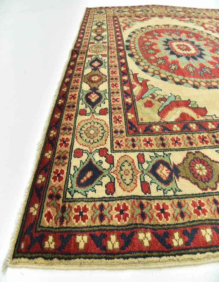 Detail image of  6' 6 x 9' 6  Hand Knotted Kazak Rug