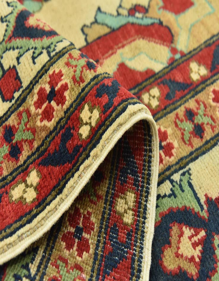 Detail image of  6' 6 x 9' 6  Hand Knotted Kazak Rug